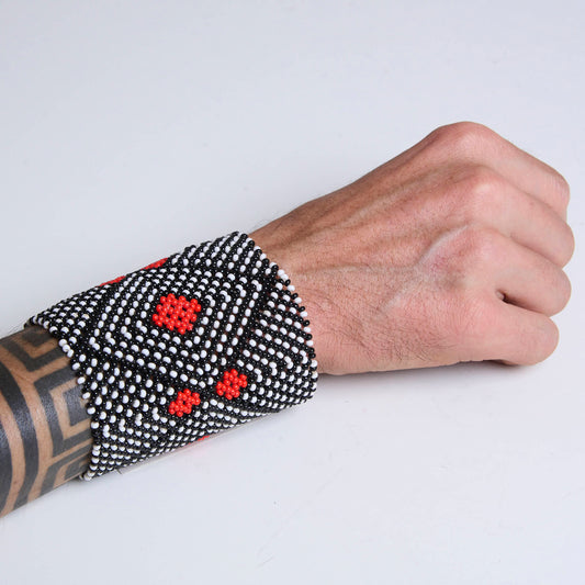 Pulseira de Miçanga fio Elástico Povo Kamayurá